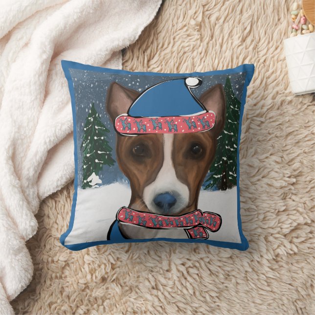 BASENJI             CUSHION (Blanket)