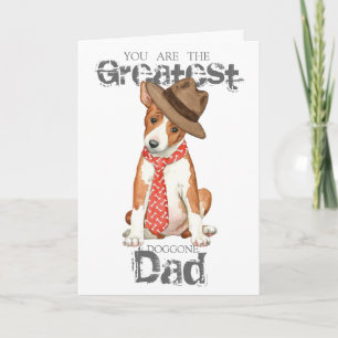 Basenji Dad Card