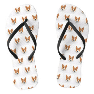 Basenji Dog 3D Inspired Jandals