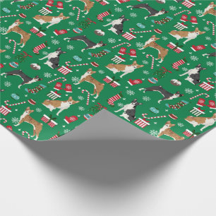 Basenji Dog Christmas Wrap Wrapping Paper