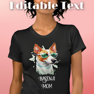 Basenji Dog Mum Sunglasses T-Shirt
