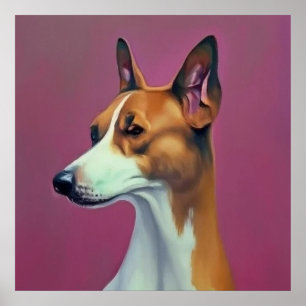 Basenji - Dog Portrait Poster