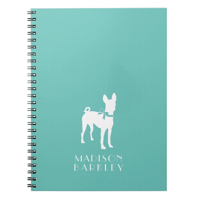 Basenji Dog Puppy Notebook (Front)
