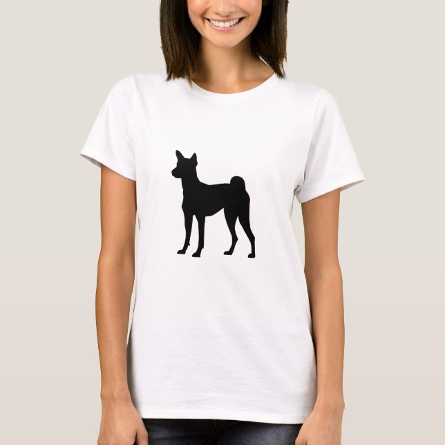 Basenji dog T-Shirt (Front)