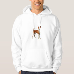 Basenji Elegant Breed Hoodie – Fine Art Design