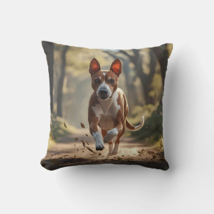 Basenji Elegant Throw Pillow