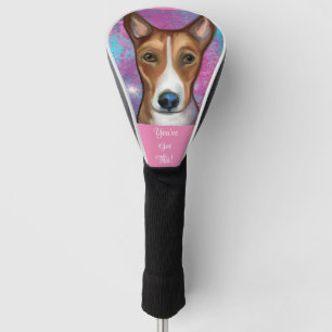 Basenji    golf head cover