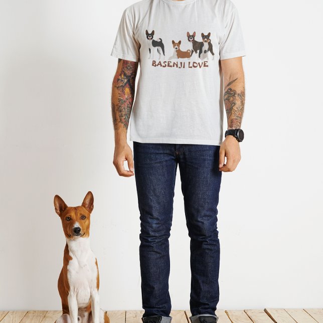 Basenji Hound Love Dog Breed T-Shirt (Creator Uploaded)
