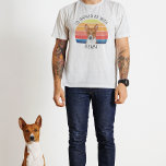 Basenji I'd Rather Be With Personalised Name  T-Shirt<br><div class="desc">This design may be personalised in the area provided by changing the photo and/or text. Or it can be customised by clicking Personalise this Template and then choosing the click to customise further option and delete or change the colour of the background, add text, change the text colour or style,...</div>