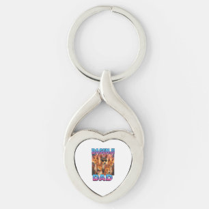 Basenji Key Ring