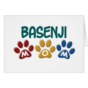 BASENJI MOM Paw Print