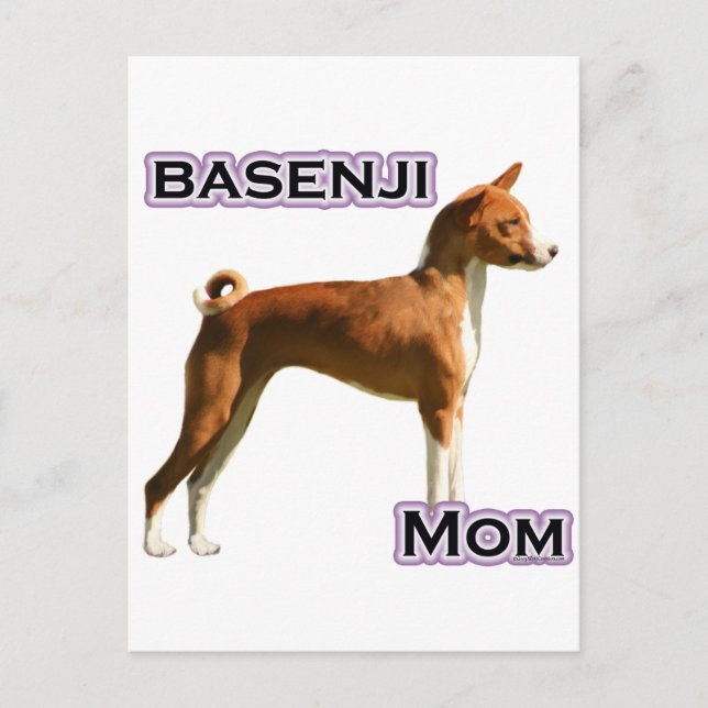 Basenji Mum 4 Postcard (Front)