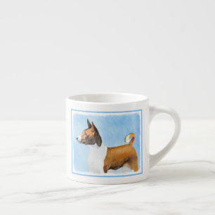 Basenji Painting - Cute Original Art Espresso Cup