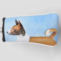 Basenji Painting - Cute Original Art