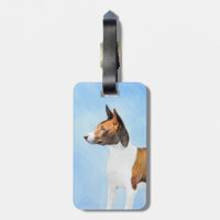 Basenji Painting - Cute Original Art