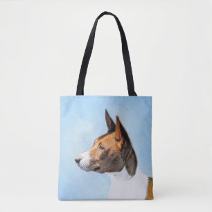 Basenji Painting - Cute Original Art Tote Bag