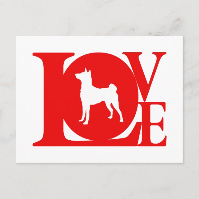 Basenji Postcard (Front)