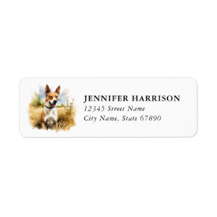 Basenji Return Address Label