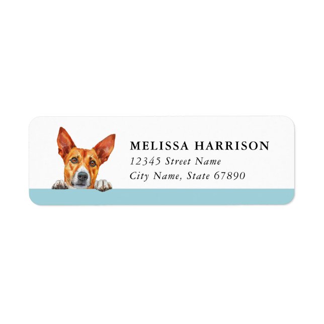Basenji Return Address Label (Front)