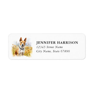 Basenji Return Address Label