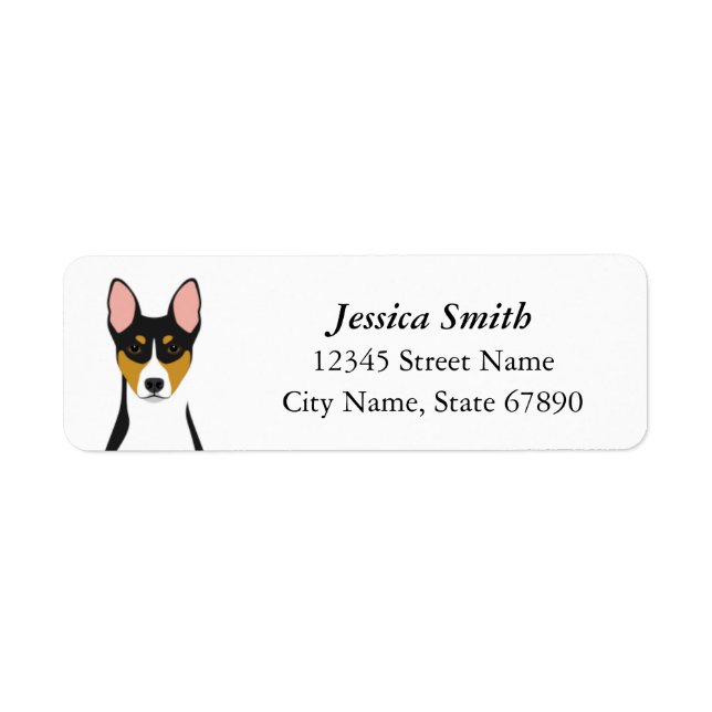 Basenji Return Address Labels (Front)