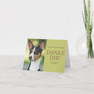 Basenji Thank You Card