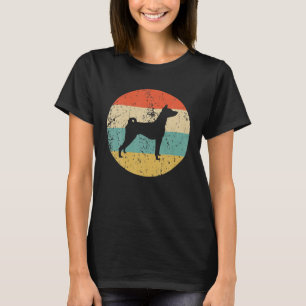 Basenji Vintage Retro Basenji Dog Lover T-Shirt