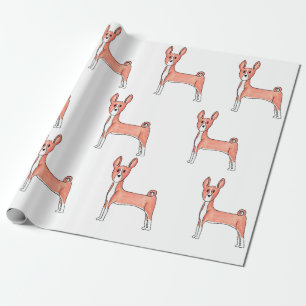 Basenji Wrapping Paper, Pet Gifts Wrapping Paper
