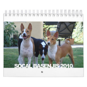 Basenjis of Socal 2010 Calendar