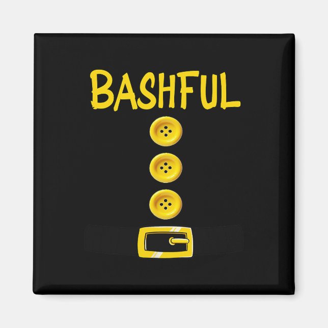 Bashful Dwarf Halloween Costume Colour Matching Ba Magnet (Front)