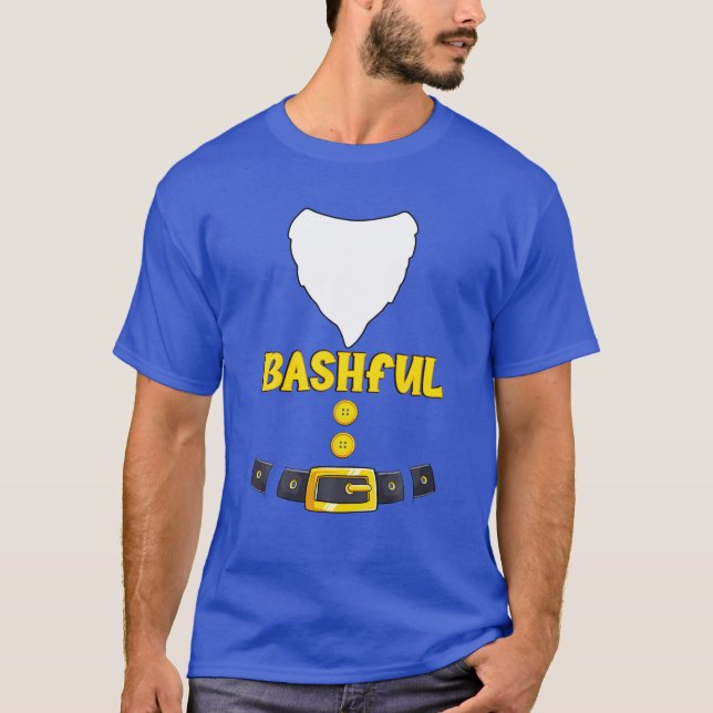 Bashful Halloween Shorty Costume Bashful Dwarf Mat T-Shirt (Front)