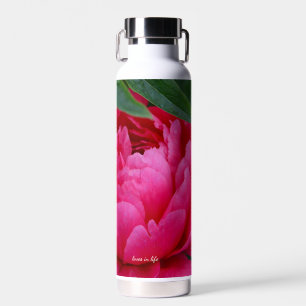 Bashful Pink Peony Water Bottle