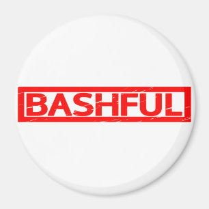 Bashful Stamp Magnet