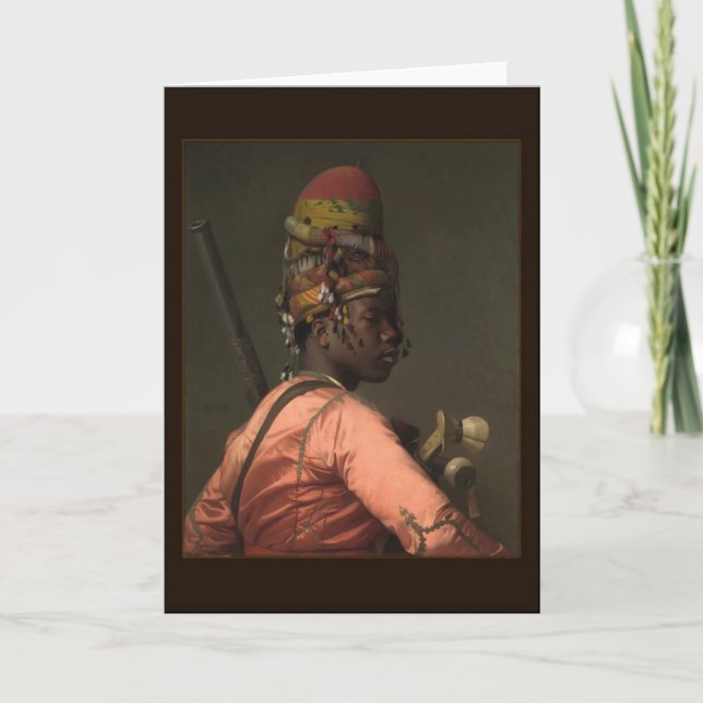 Bashi-Bazouk by Jean-Léon Gérôme - Greeting Card (Front)