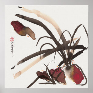 Basho's Pond Two Poster