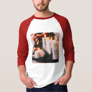 Basic 3/4 Sleeve Raglan T-Shirt for Men's