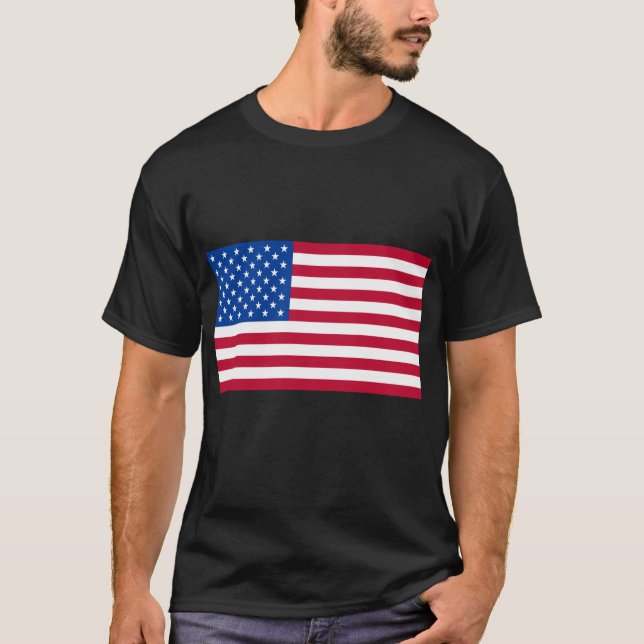 Basic American Flag Products T-Shirt (Front)