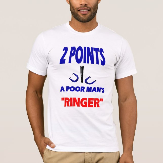 Basic American Horseshoes Poor Mans Ringer Tee (Front)