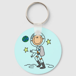 Basic Astronaut Tshirts and Gifts Key Ring