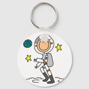 Basic Astronaut Tshirts and Gifts Key Ring