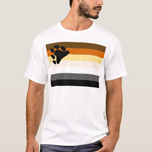 Basic Bear Pride Flag T-Shirt (Front)