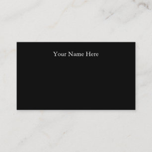 Basic Black Business Cards