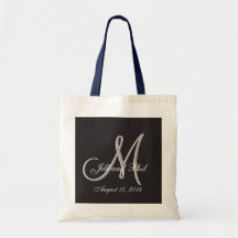 Basic Black Fabulous Wedding Monogram Great Value