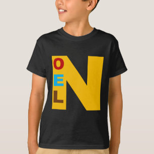 Basic black NOEL Design T-shirt