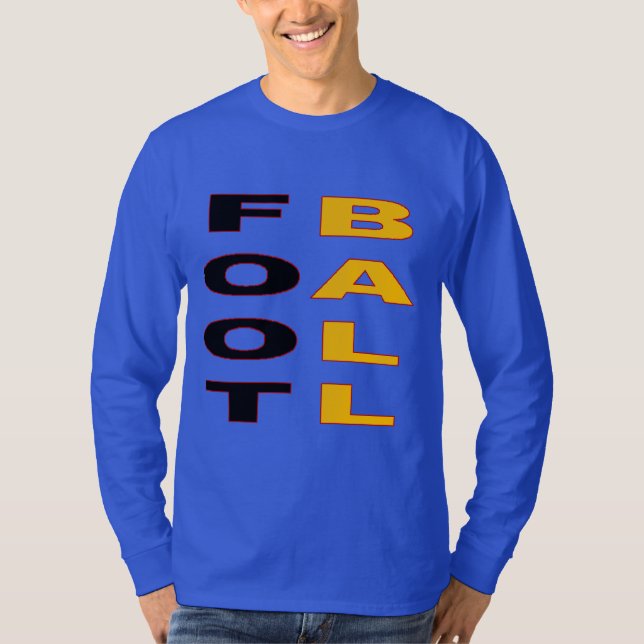 Basic blue royal FOOTBALL GERMANY T-shirt (Front)