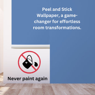 Basic Blue Solid Simple minimalist  Wallpaper