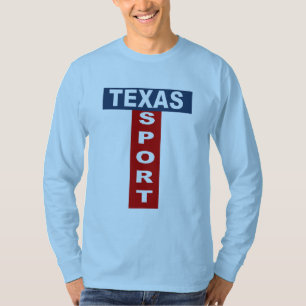 Basic blue TEXAS SPORT T-shirt