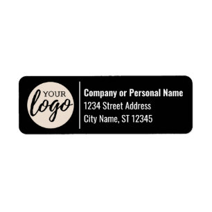 Basic Business Logo on Return Address