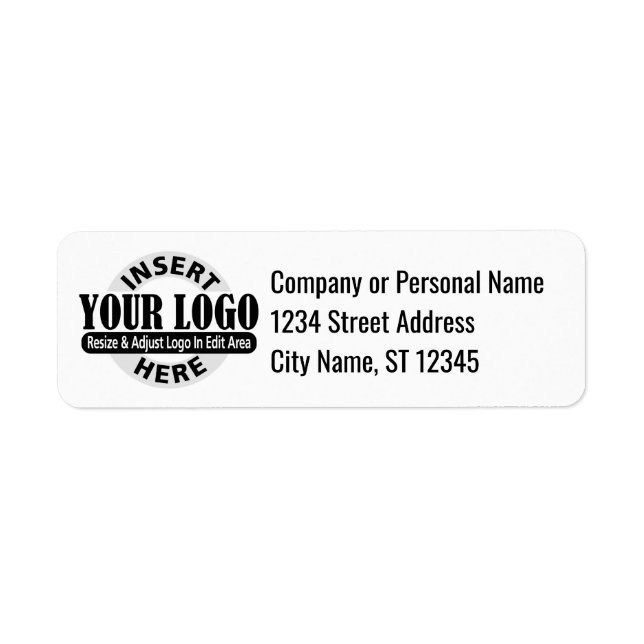 Basic Business Logo Return Address (Front)
