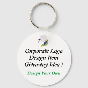 Basic Button Keychain